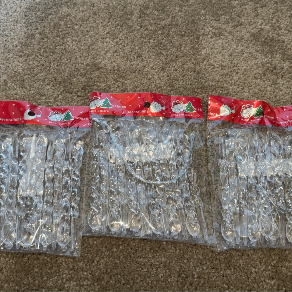 Icicle ornaments